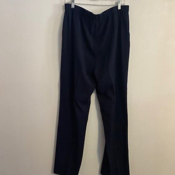 Dana Buchman Navy Blue pull-on side pockets trousers, size 16T - Picture 2 of 3